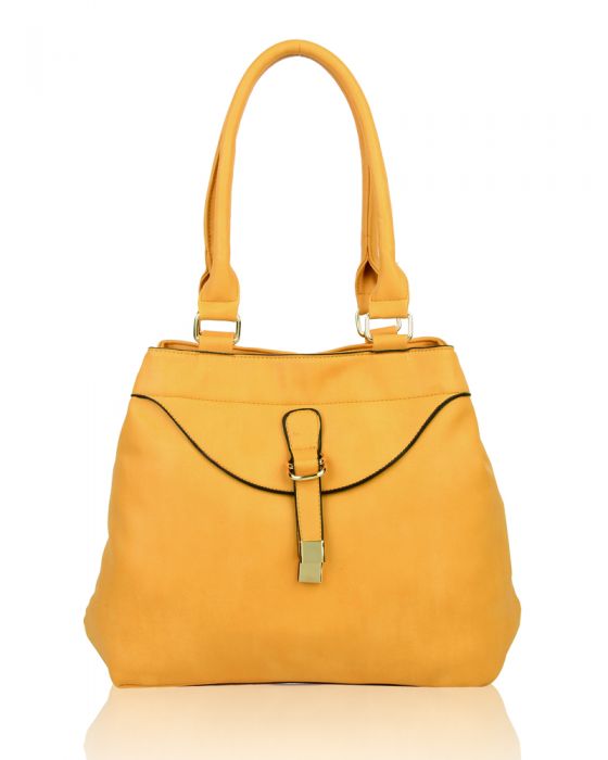 RS17006 Strap Detail Shoulder Bag With Two Compartments