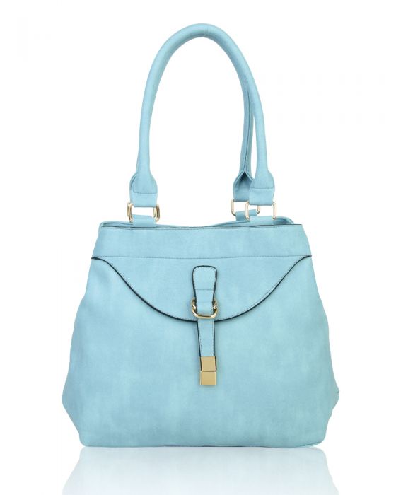 RS17006 Strap Detail Shoulder Bag With Two Compartments