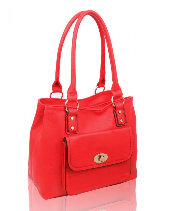 RS17002 Front Pocket Designed Two Compartments Shoulder Bag