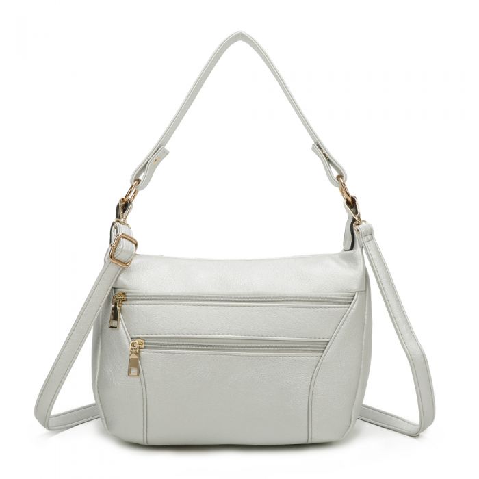 RB220801 Multi zipper pocket small crossbody shoulder bags