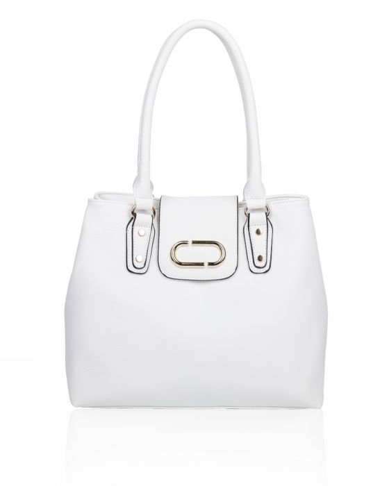 RS18002 Two Compartments Faux leather Shoulder Bag
