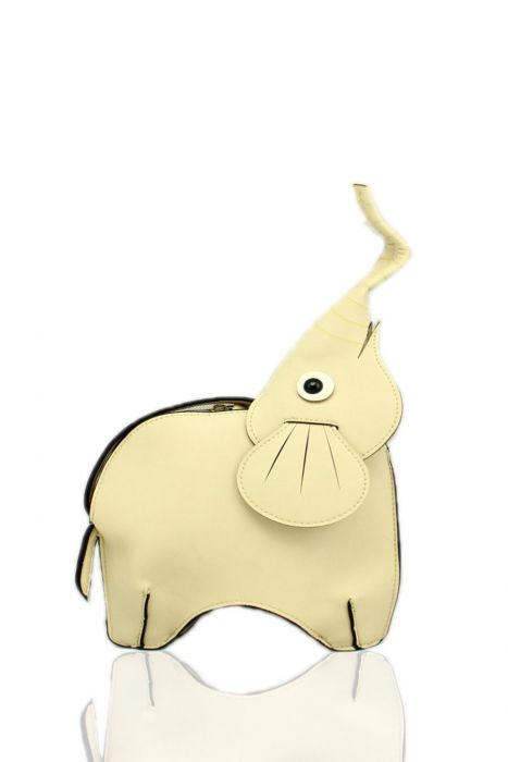 WOW7003 Small elephant messenger bag with movable trunk