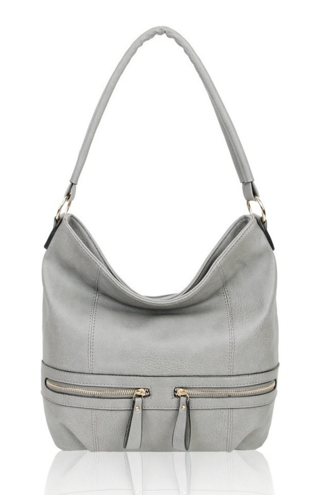 RS17003  Zip Pocket Details Shoulder Bag