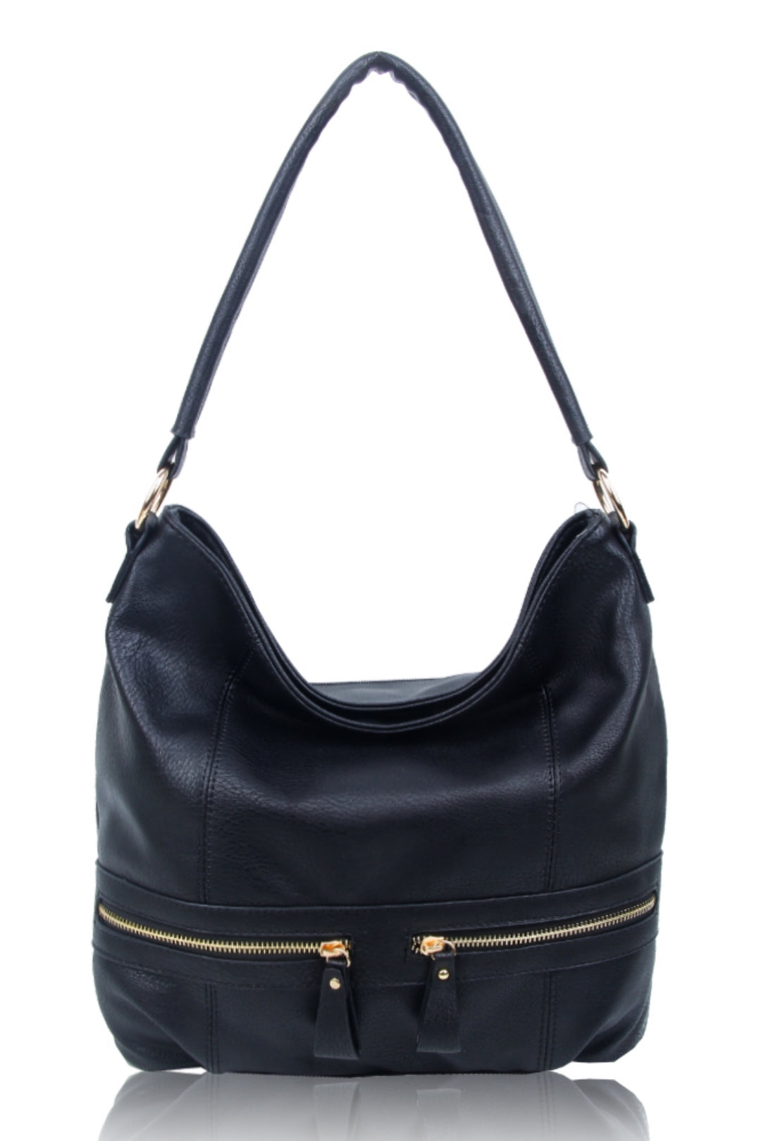 RS17003  Zip Pocket Details Shoulder Bag