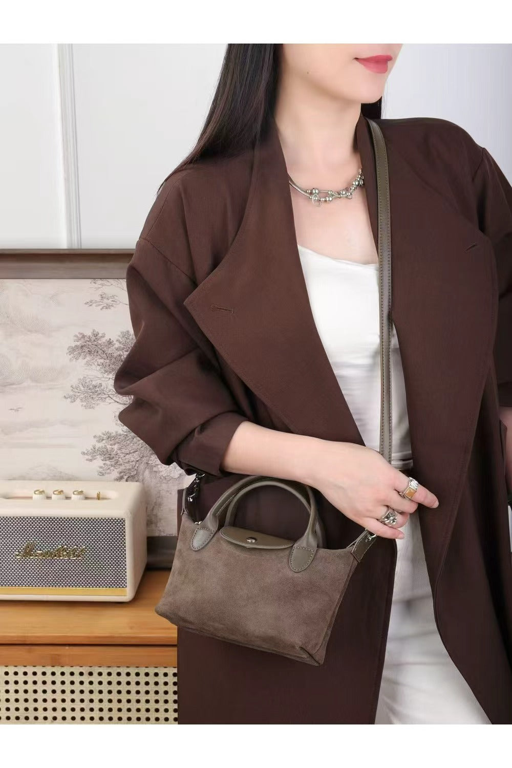 VL2508- Suede Genuine Leather