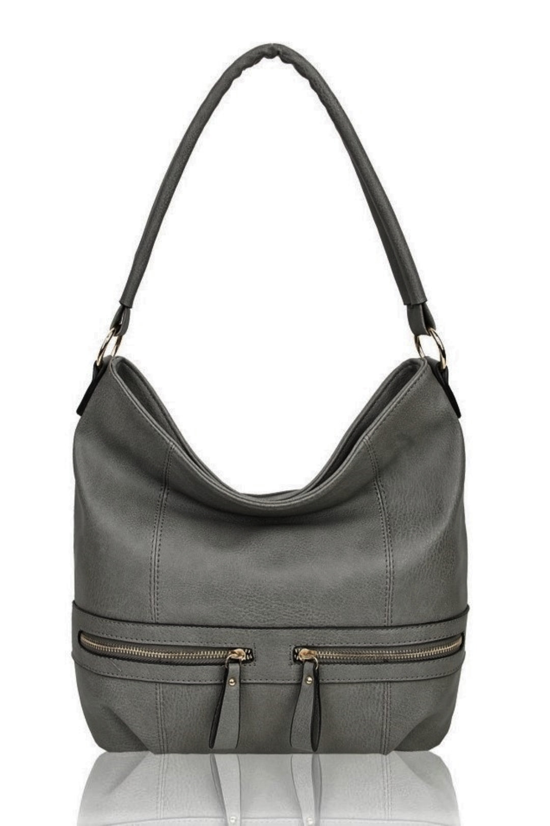 RS17003  Zip Pocket Details Shoulder Bag