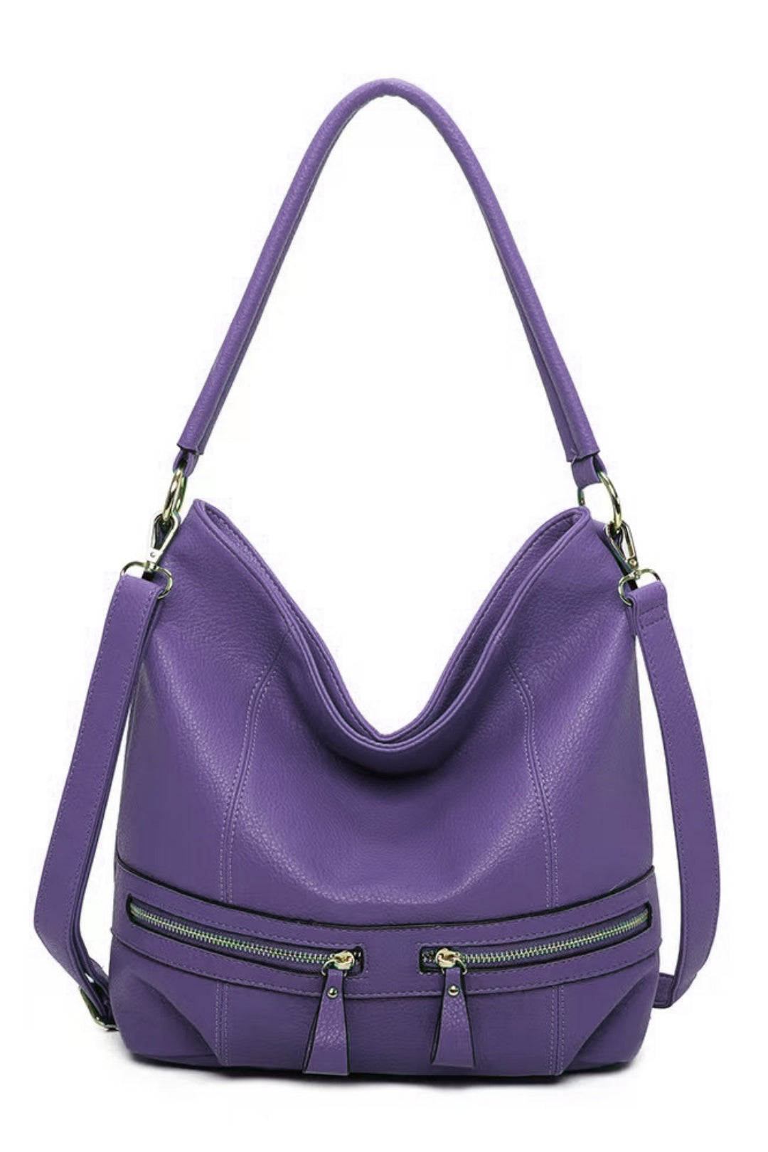 RS17003  Zip Pocket Details Shoulder Bag