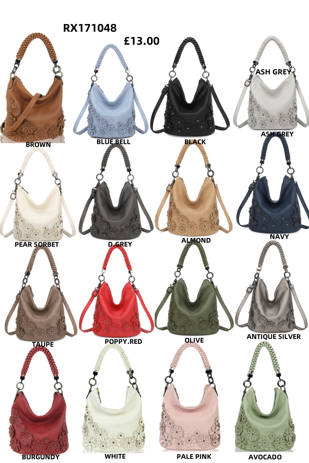 RX171048 3D Flower Pattern