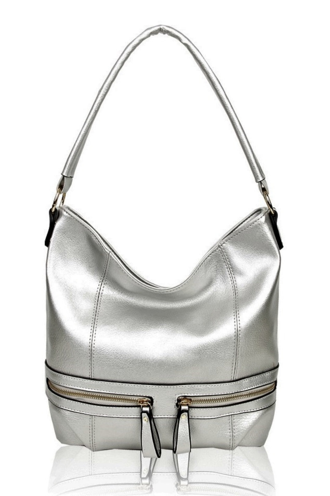 RS17003  Zip Pocket Details Shoulder Bag