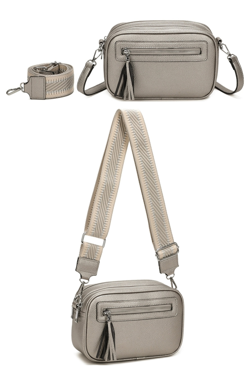 RB240802-Urban Charm Tassel Crossbody Bag (Copy)
