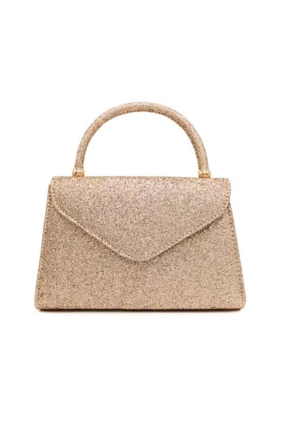 RC2101 Glitter covered single handle clutch bag