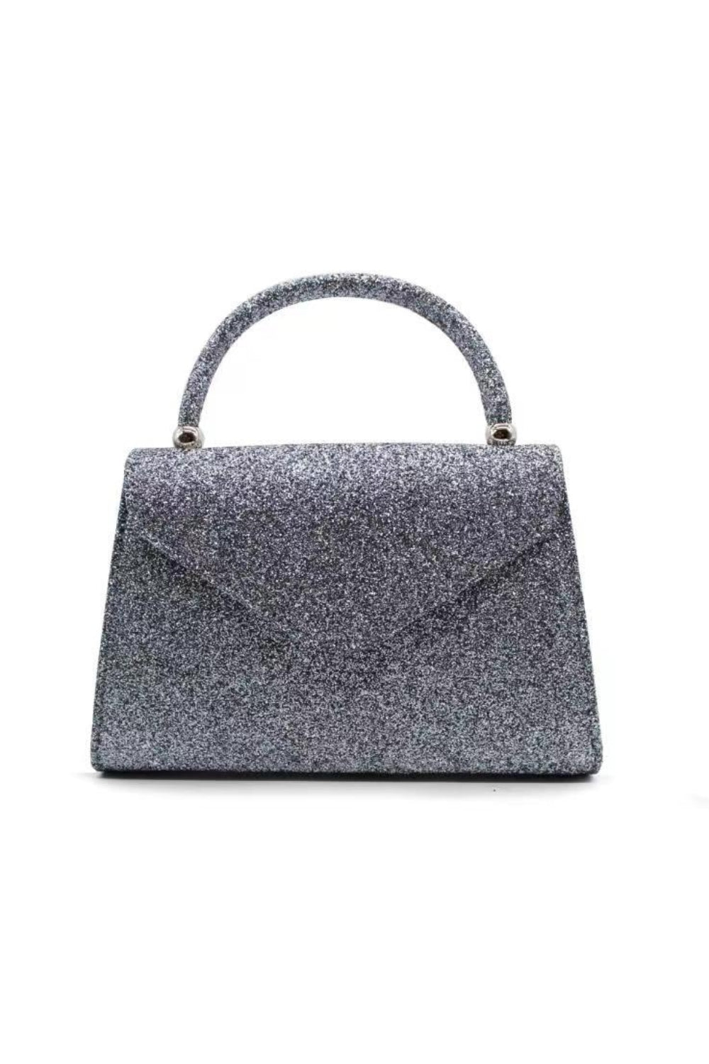 RC2101 Glitter covered single handle clutch bag