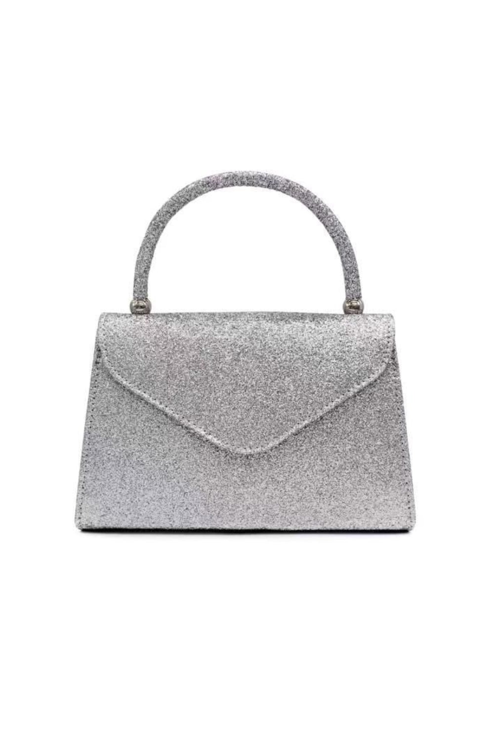 RC2101 Glitter covered single handle clutch bag