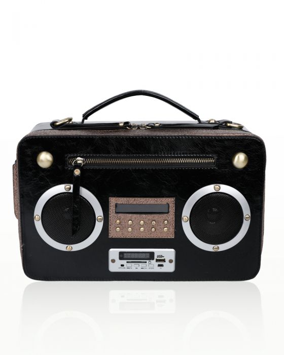 WOW-9877 Multi Functional Radio Satchel Bag With Speakers