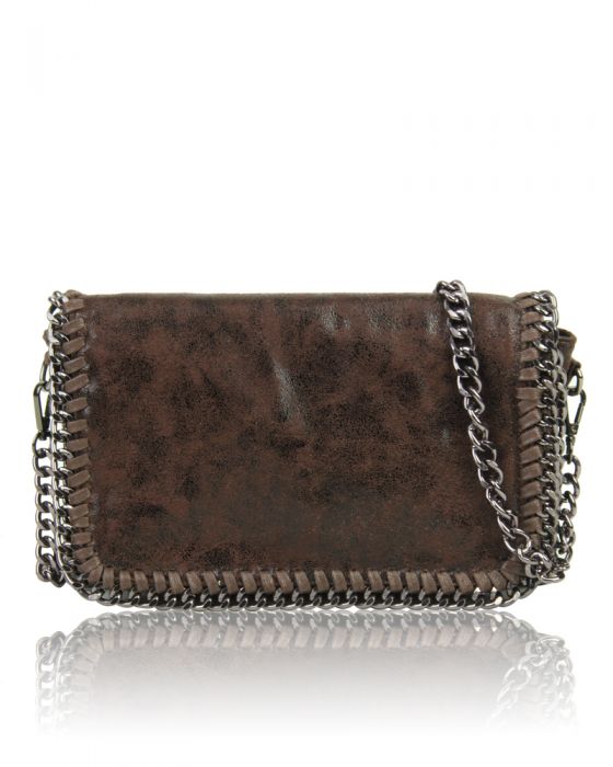 rx170141  Small Cross-Body Bag With Chain Trimming Detail
