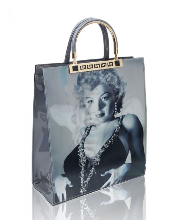RJ160501-M   Monroe 3D Print Top-Handle Handbag