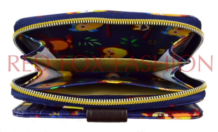 RF686602 - 2 Zip around People Doll Long Purse Wallet