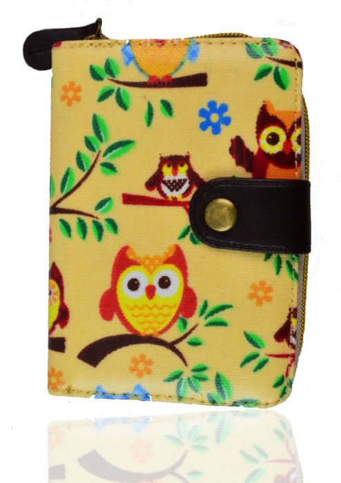 RF686602 - 2 Zip around People Doll Long Purse Wallet