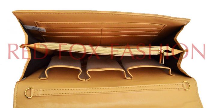WOW1502 Fox Pattern Clutch Purse Messenger Bag