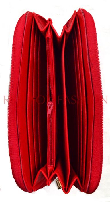 RF686601 - 1 Zip around People Doll Long Purse Wallet