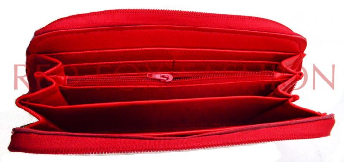 RF686601 - 1 Zip around People Doll Long Purse Wallet