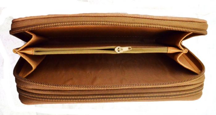 RF686601 - 1 Zip around People Doll Long Purse Wallet