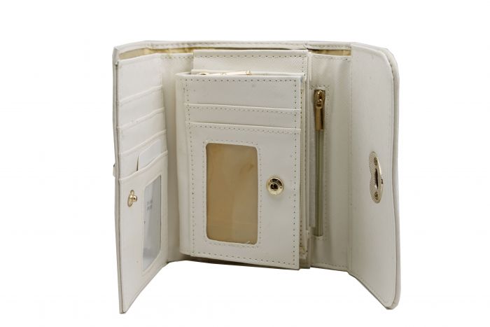 P1405 Short purse wallet with  heart clasp