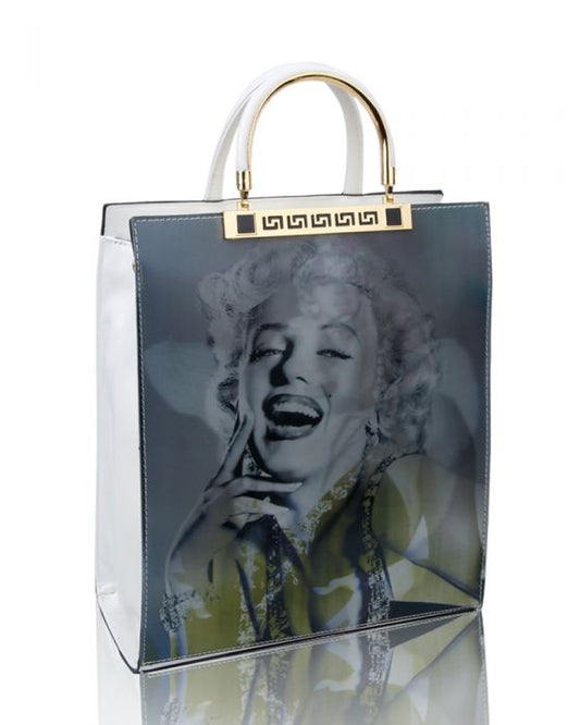 RJ160501-M   Monroe 3D Print Top-Handle Handbag