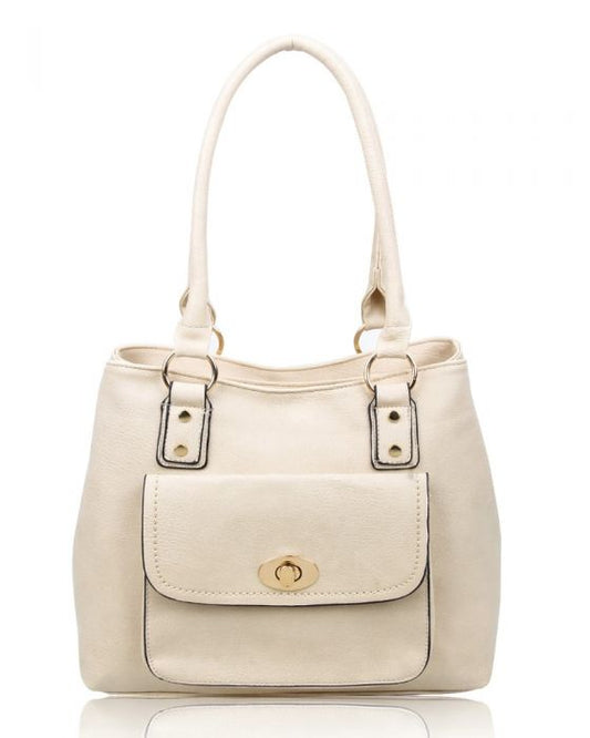 RS17002  Front Pocket Designed Two Compartments Shoulder Bag