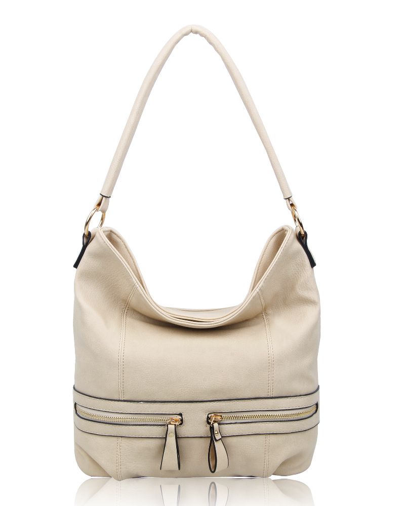 RS17003  Zip Pocket Details Shoulder Bag