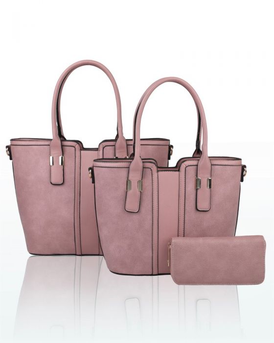 RH180534 3IN1 Set Top-Handle Handbag With Purse